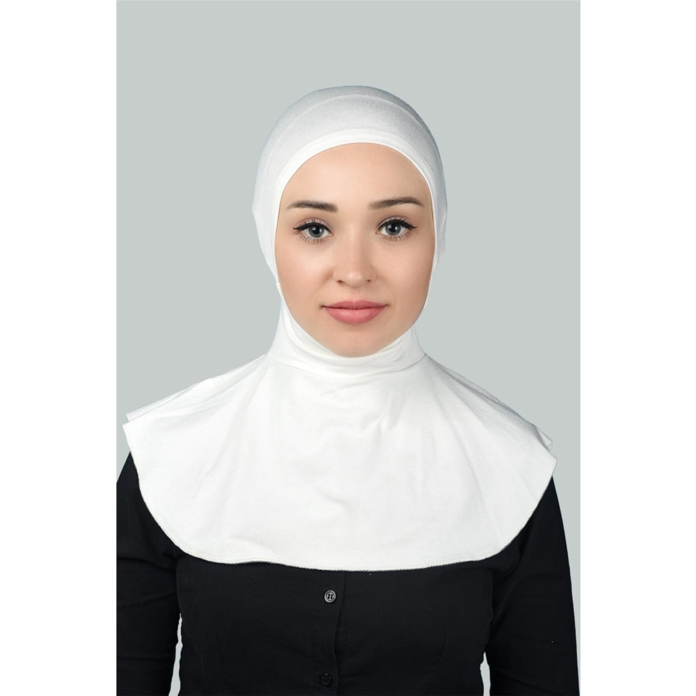 Altobeh Kadın Tesettür Pratik Boyunluklu Hijab - Sporcu Bone - Ekru Tesettür Giyim Fiyatı