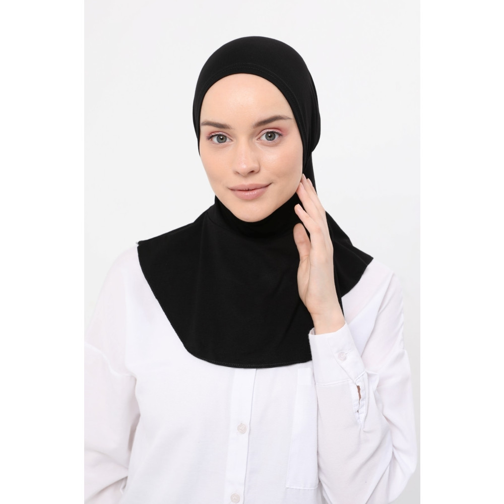 Altobeh Kadın Tesettür Pratik Boyunluklu Hijab - Sporcu Bone - Siyah Tesettür Giyim Fiyatı