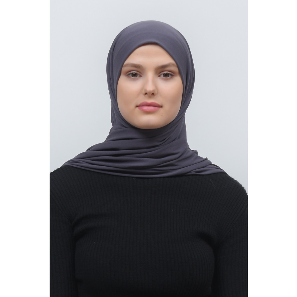 Altobeh Tesettür Penye Şal Düz Füme 180 x 70 Beden Şal Fiyatı