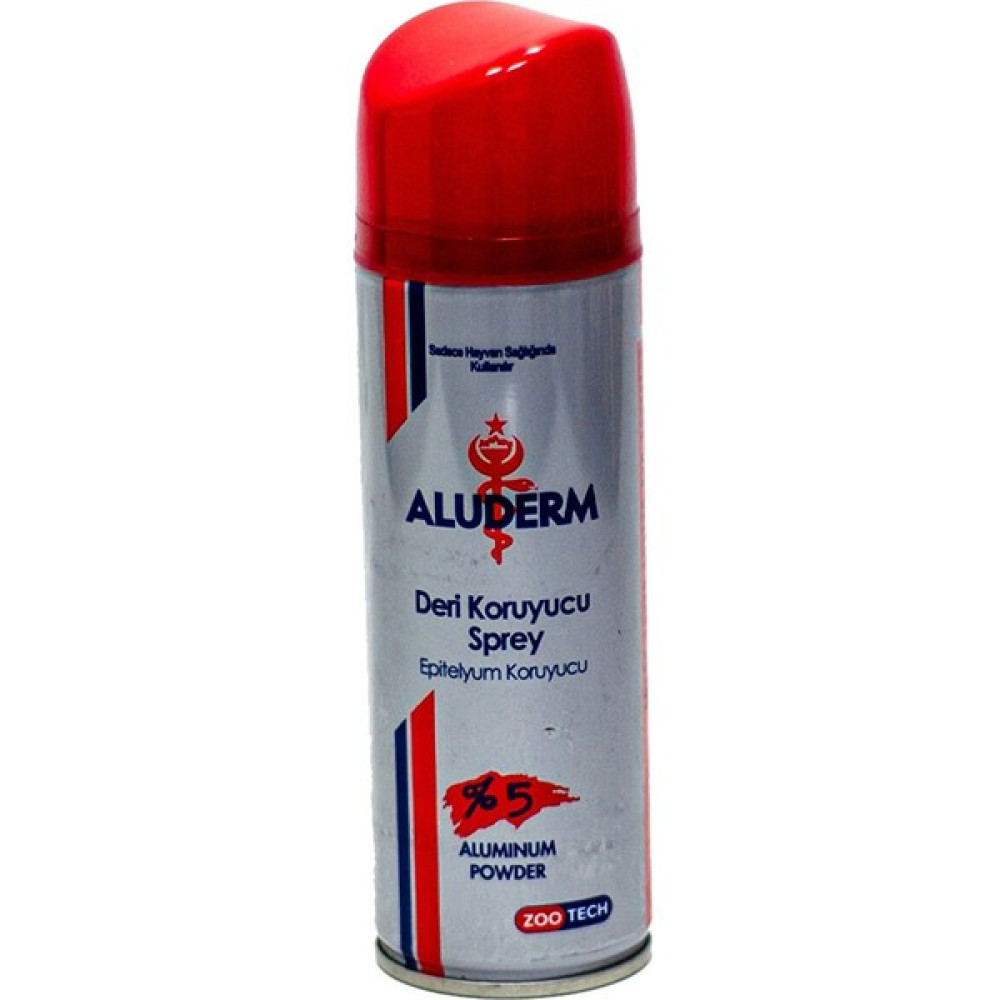 Aluderm Deri Koruyucu Sprey - Gri - Kırmızı - 200ML Evcil Hayvan Ürünleri Fiyatı