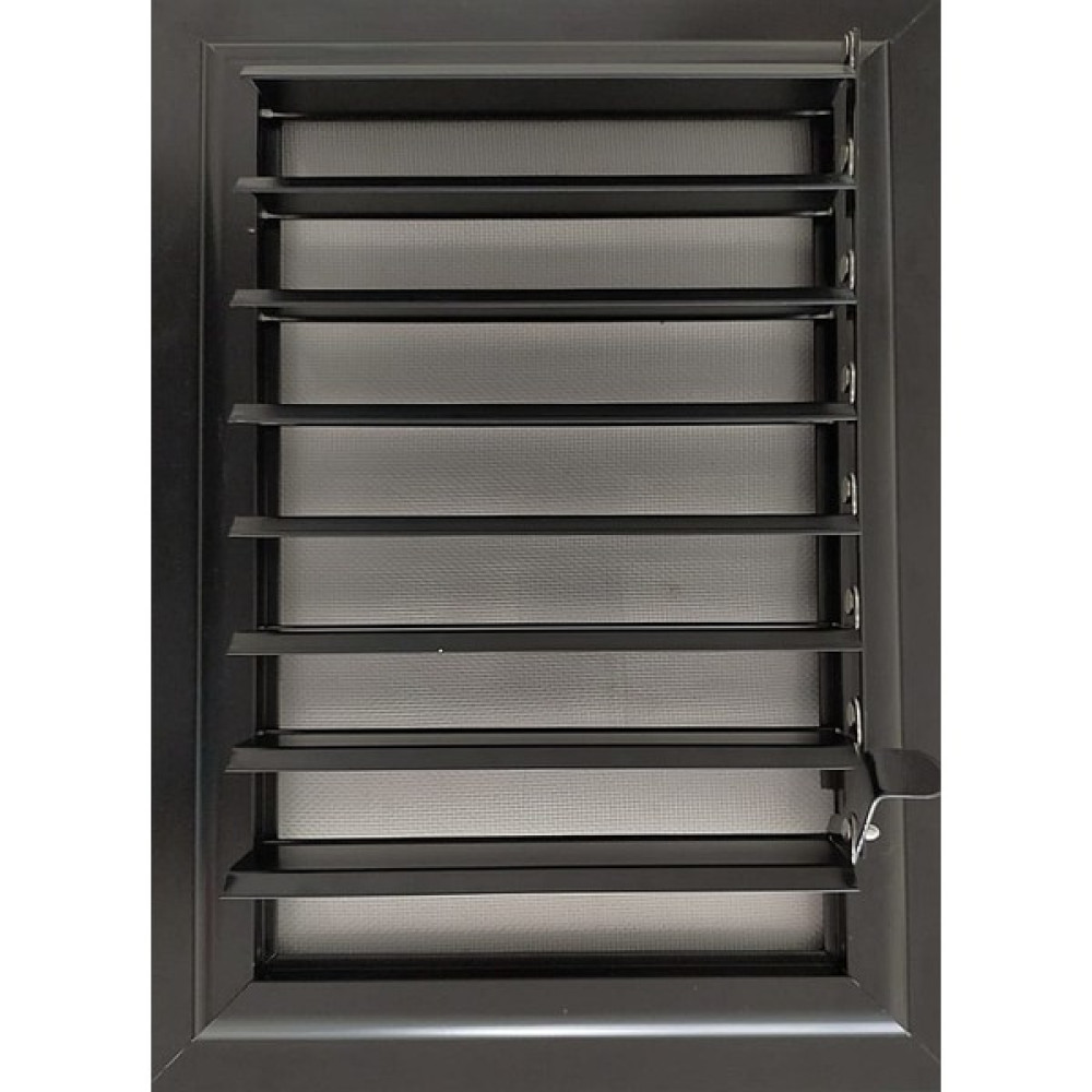 Alüminyum Antrasit Siyah Banyo Wc Panjur - 50 x 40 cm Nalburiye & Hırdavat Fiyatı