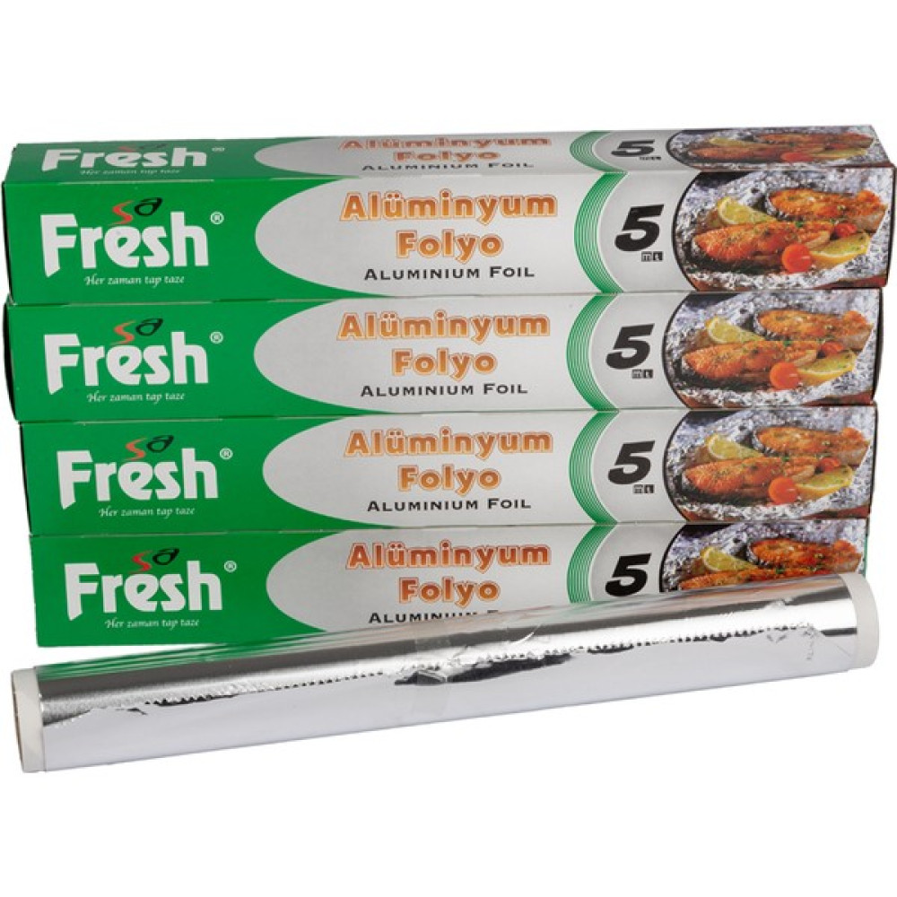 Alüminyum Folyo 10'lü Paket 50 Metre - ALÜMİNYUM FOLYO Alüminyum Folyo Fiyatı