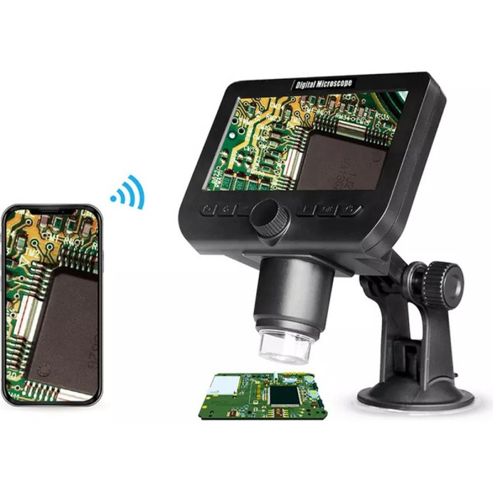 Alvepa AVP317SCKR 4.3 Inç Ekran 2.0 Mp 1000X Wifi 1080P LCD Dijital Mikroskop Mikroskop Fiyatı