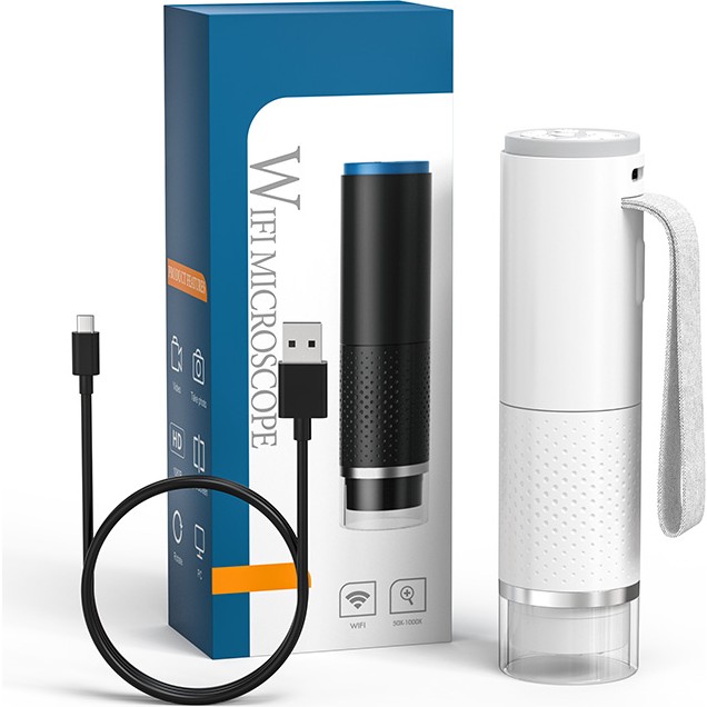 Alvepa AVP320BYZ 2.0mp 1000X Wifi 1080P Dijital Mikroskop ( Beyaz Renk ) Diğer Fiyatı