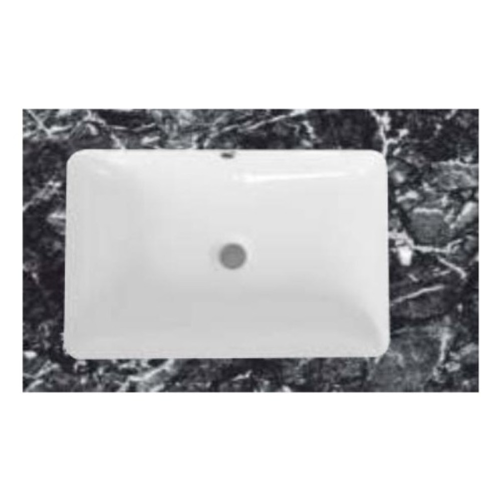 Alvit Hilton 39X53 cm Tezgah Altı Oval Lavabo Yapıştırma - Beyaz Lavabo Fiyatı