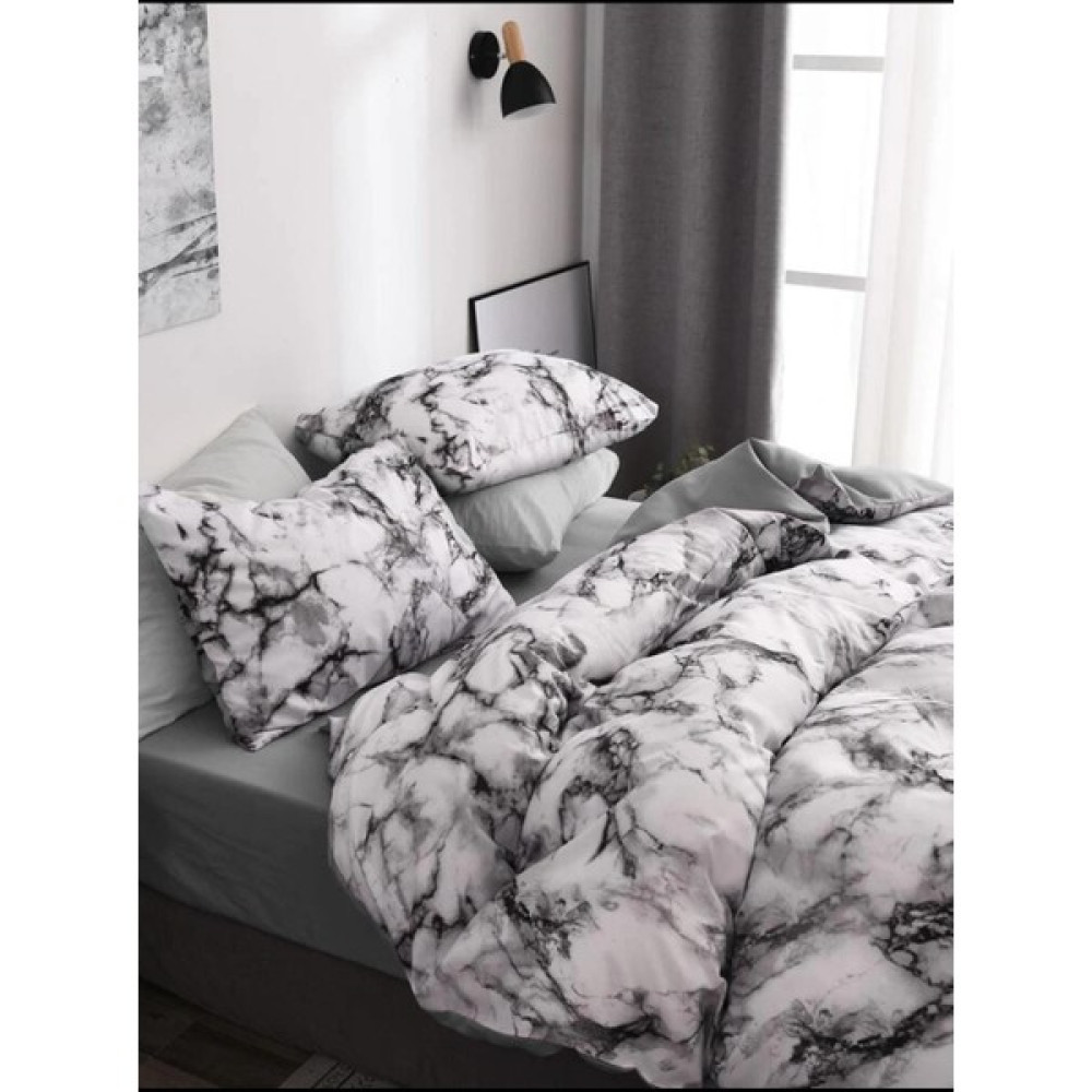 Always Çarşafı Lastikli Çift Taraflı Çift Kişilik Nevresim Takımı - 200 x 220 cm - Antrasit - Gri Nevresim Takımı Fiyatı