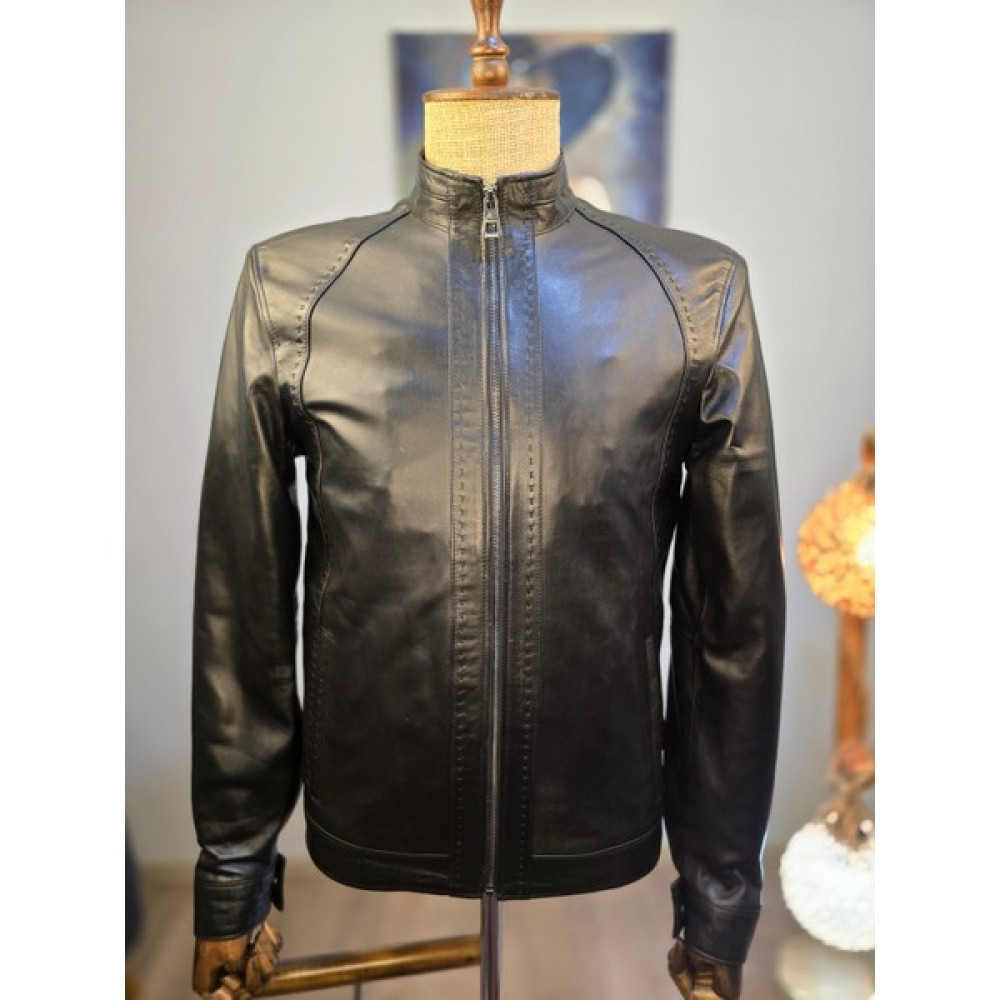 Always Leather Ince Işçilikli Usta Işi Özel Dikim Kuzu Derisi Mont Erkek Mont Fiyatı