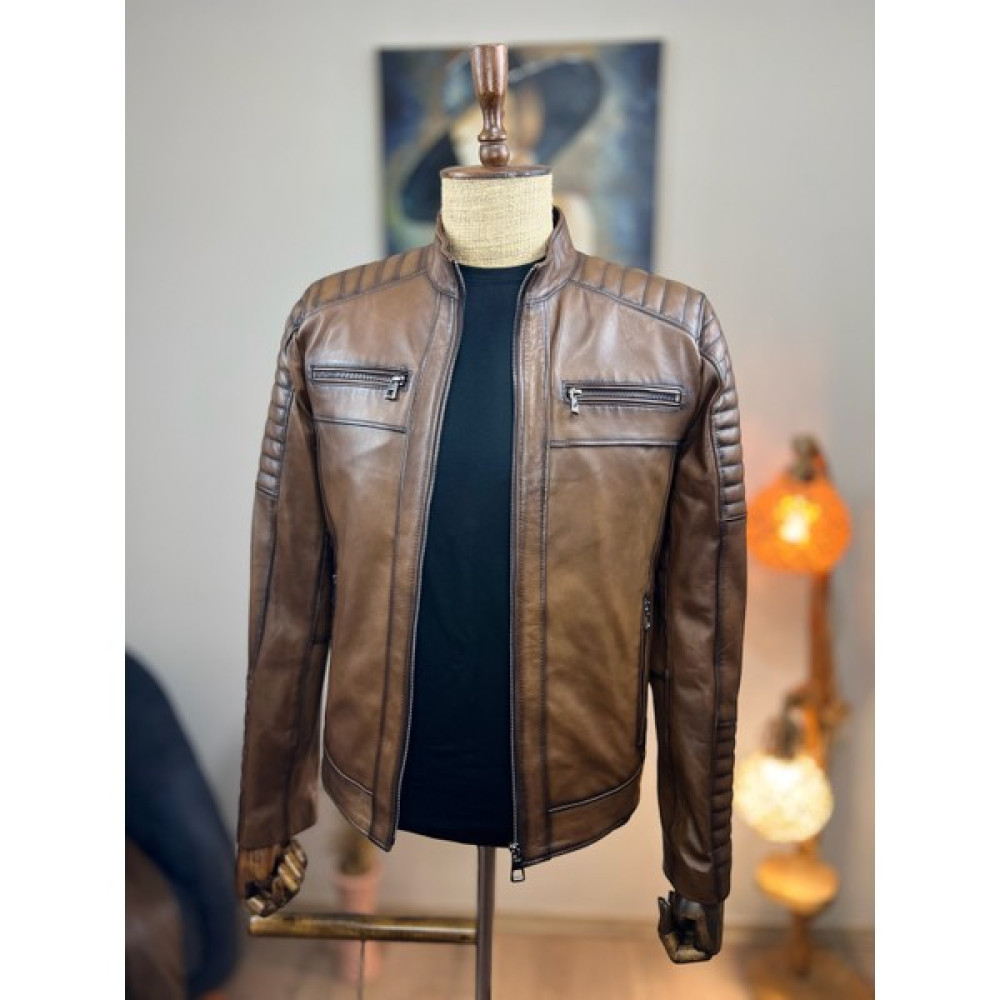 Always Leather Usta Işi Özel Dikim Deri Mont Erkek Mont Fiyatı
