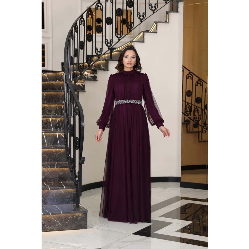 Alya Abiye Mürdüm FVM206 Giyim & İç Giyim Fiyatı