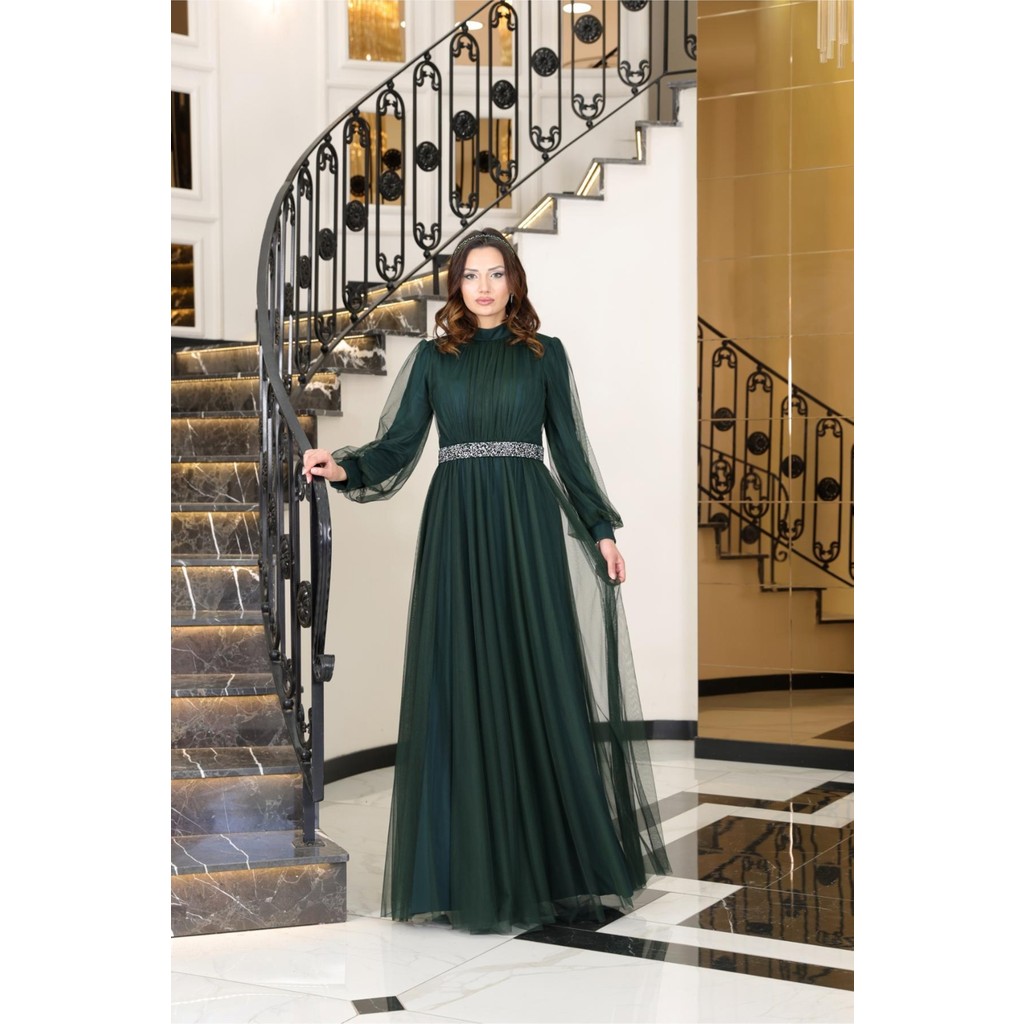 Alya Abiye Zümrüt FVM206 Giyim & İç Giyim Fiyatı