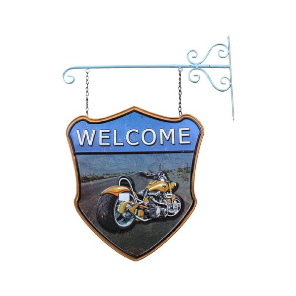 Alya Avm Welcome Aplik Metal Tabela - Mavi Hediyelik Eşya Fiyatı