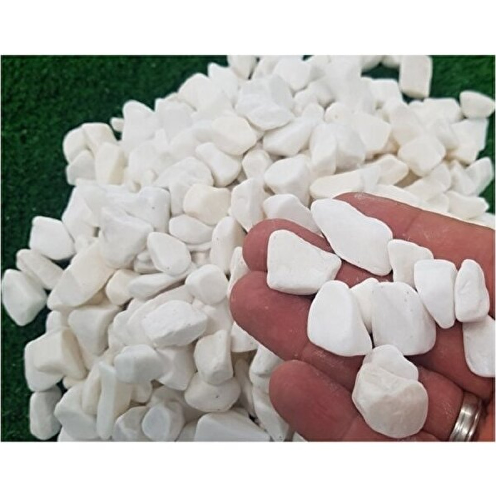 Alyones Beyaz Dolomit Taş 1 kg 1,5-2,5 cm Bahçe Taşı Dekoratif Taş Dere Taşı - Renkli Vazo Fiyatı
