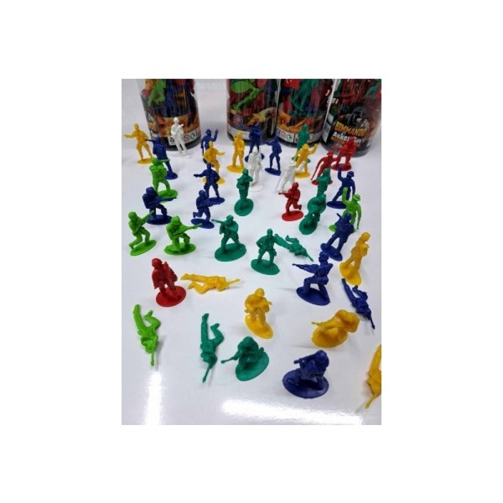 ALYTOYS Erkek Çocuk Oyuncak Asker Komando Seti 36 Adet 17 x 8 cm Asker Boyu 5,5cm Paket Pvc Renkli Askerler Oyun Seti Fiyatı