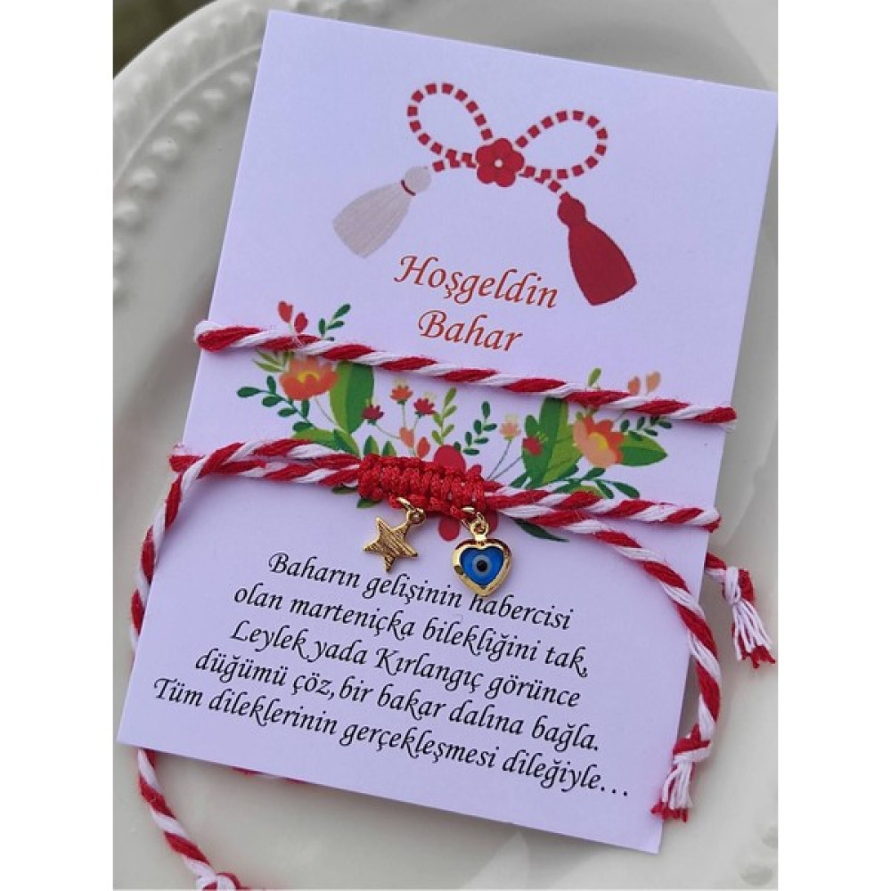 Amabel Jewelerys Marteniçka Temalı, Bahar Şans ve Dilek Bileklik Saat ve Bileklik Aksesuarı Fiyatı