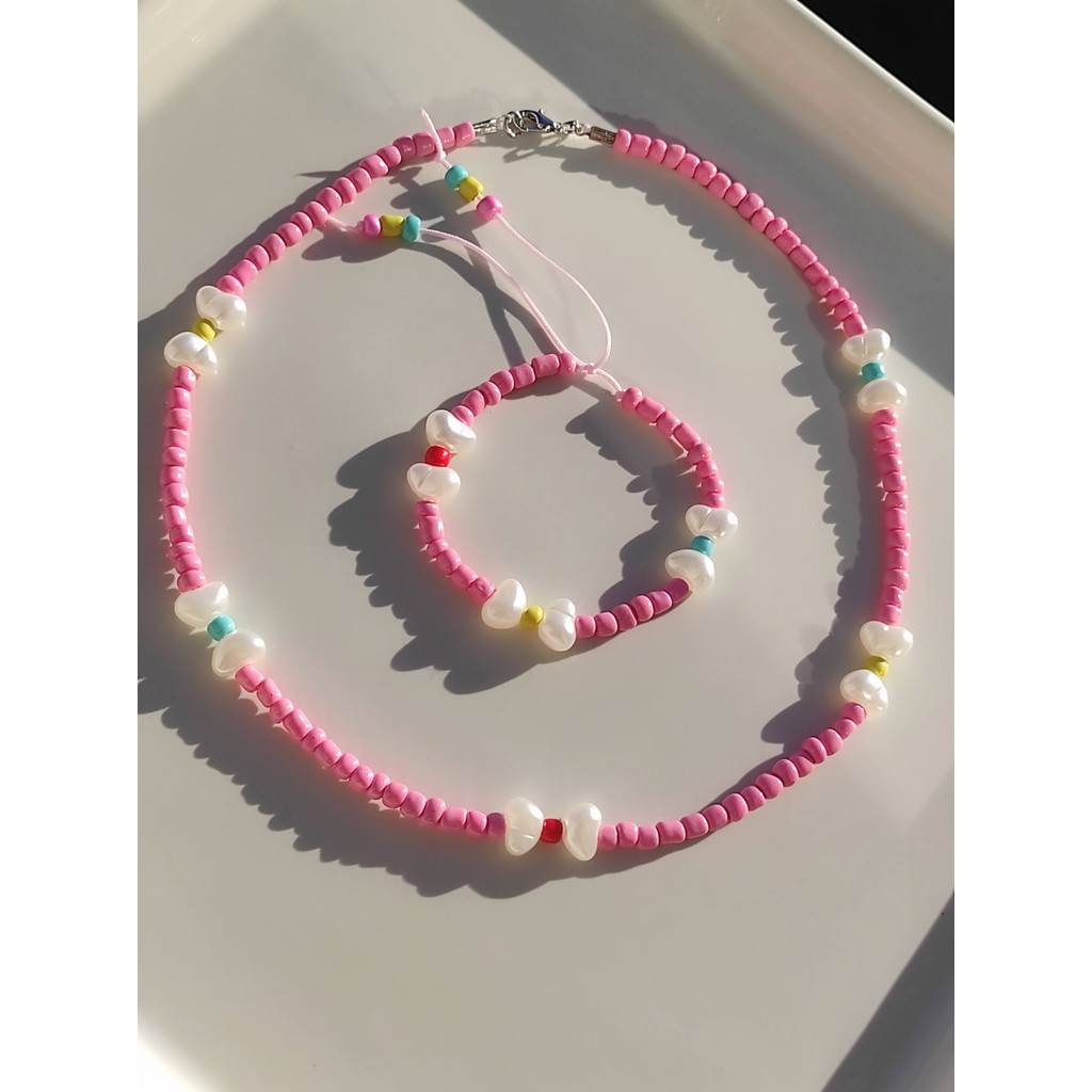 Amabel Jewelerys Pembe Kumboncuk Kolye ve Bileklik Çocuk Takım SSD / Solid State Drive Fiyatı
