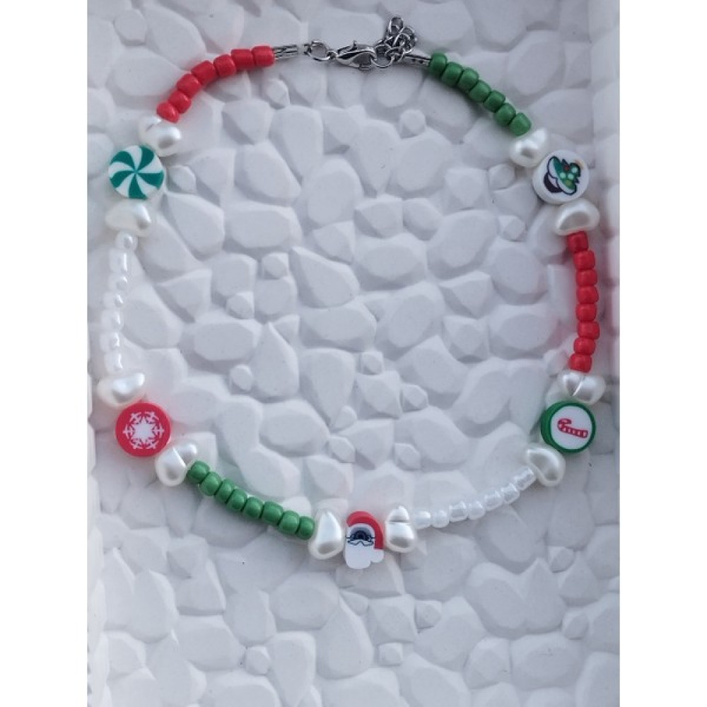 Amabel Jewelerys Yılbaşı Figürlü Kum Boncuk Kedi Köpek Kolyesi Oto Boyaları Fiyatı