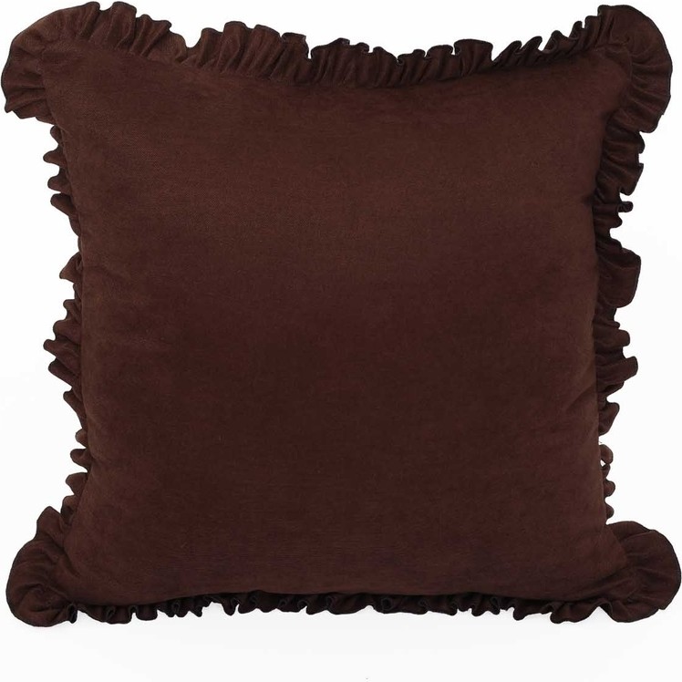 Amaranda Moda Kahverengi Fırfırlı Kırlent Kılıfı 45 x 45 cm. - 45 x 45 cm SSD / Solid State Drive Fiyatı