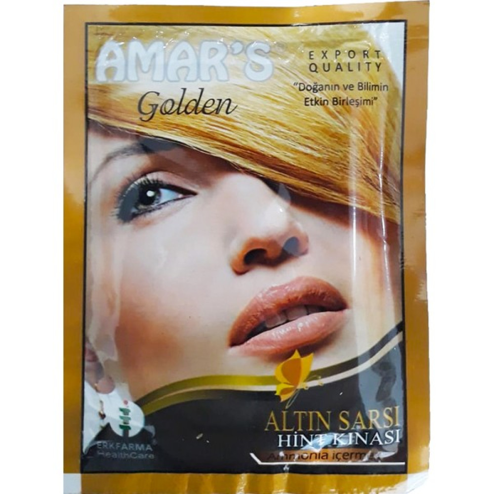 Amars Hint Kınası-Altın Sarısı 10 gr Saç Boyası Fiyatı