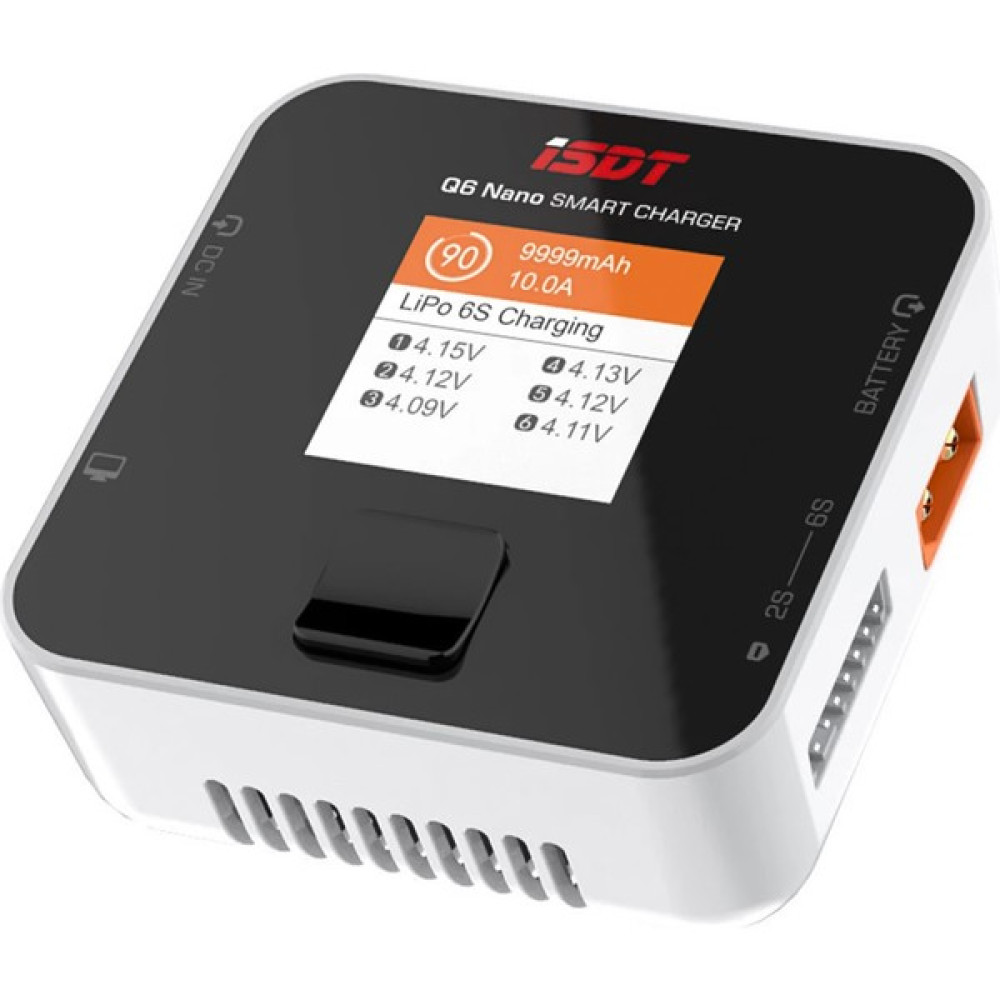 AMASS Isdt Q6 Nano - 200W / 9A Dc Akıllı Şarj Cihazı - Tekli Şarj Cihazları & Kitler Fiyatı