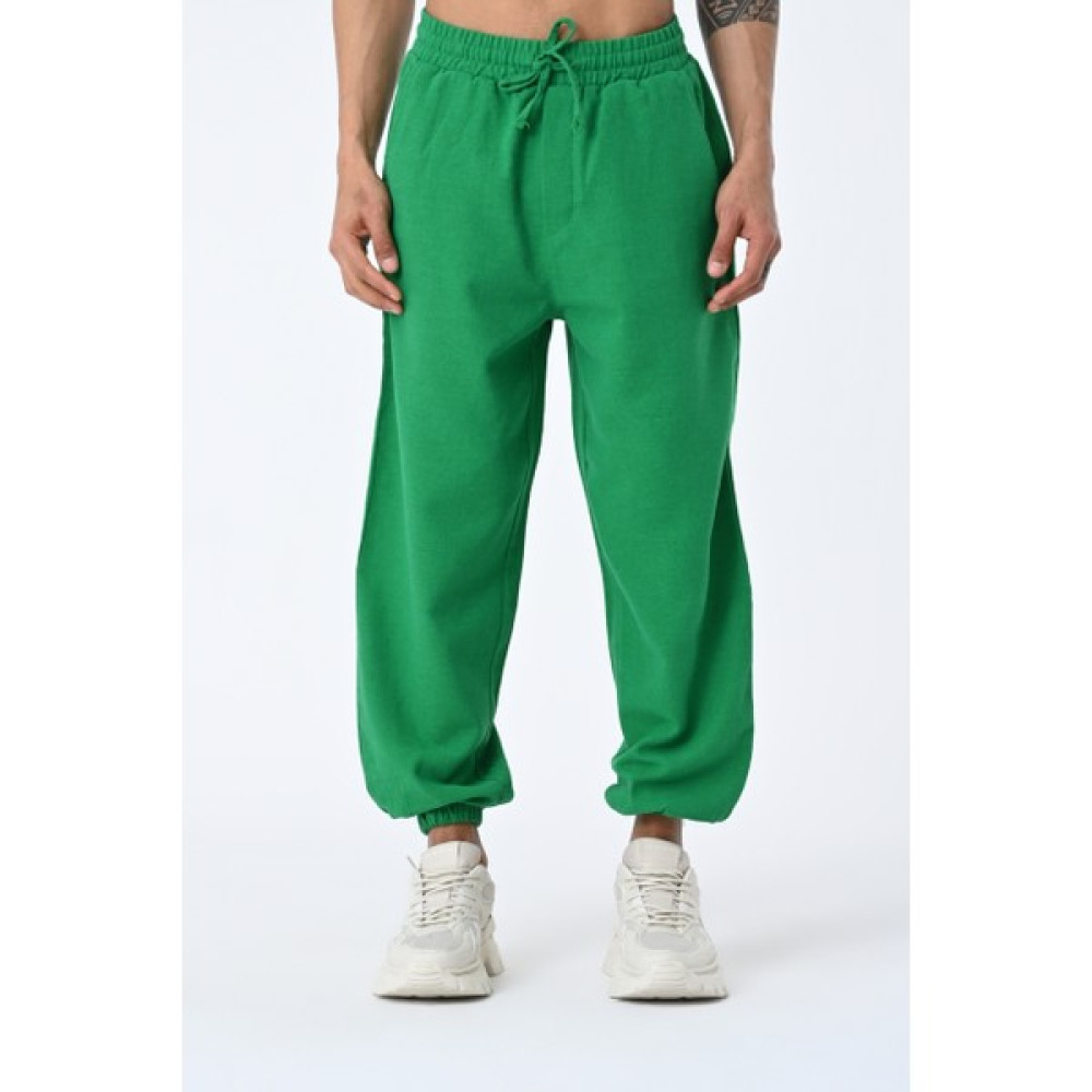 Amazing Crash Erkek Jogger Fit Lastikli Yeşil Keten Pantolon Erkek Pantolon Fiyatı