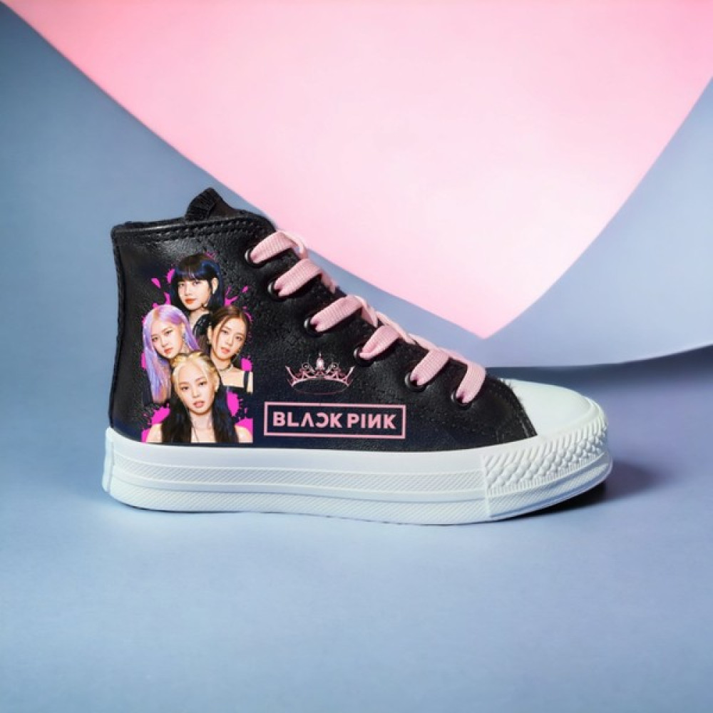 Amazon Desing Blackpink Baskılı Sneaker Spor Ayakkabı Deriveiçiyünlü Kız Çocuk Günlük Ayakkabısı Fiyatı