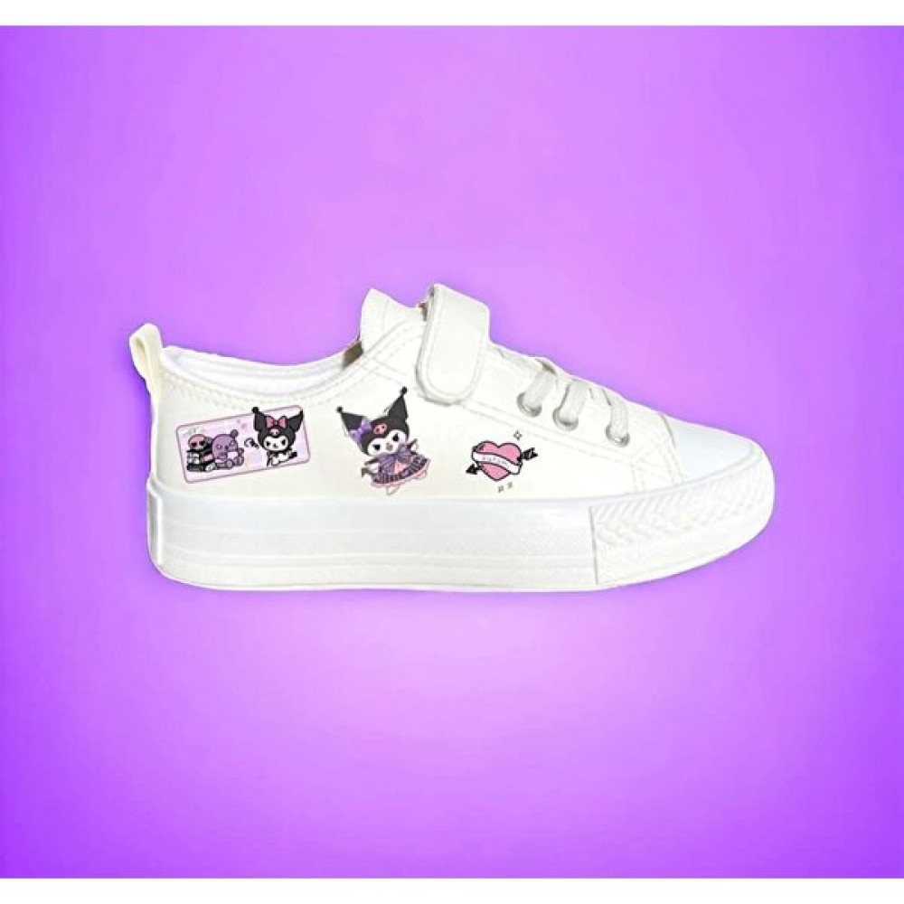 Amazon Desing Kuromi Bilek Model Deri Çocuk Spor Ayakkabı Sneaker Kız Çocuk Günlük Ayakkabısı Fiyatı