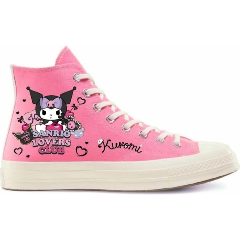 Amazon Desing Pembe Keten Kuromi Baskılı Kız Çocuk Spor Ayakkabı Sneakers Kız Çocuk Günlük Ayakkabısı Fiyatı