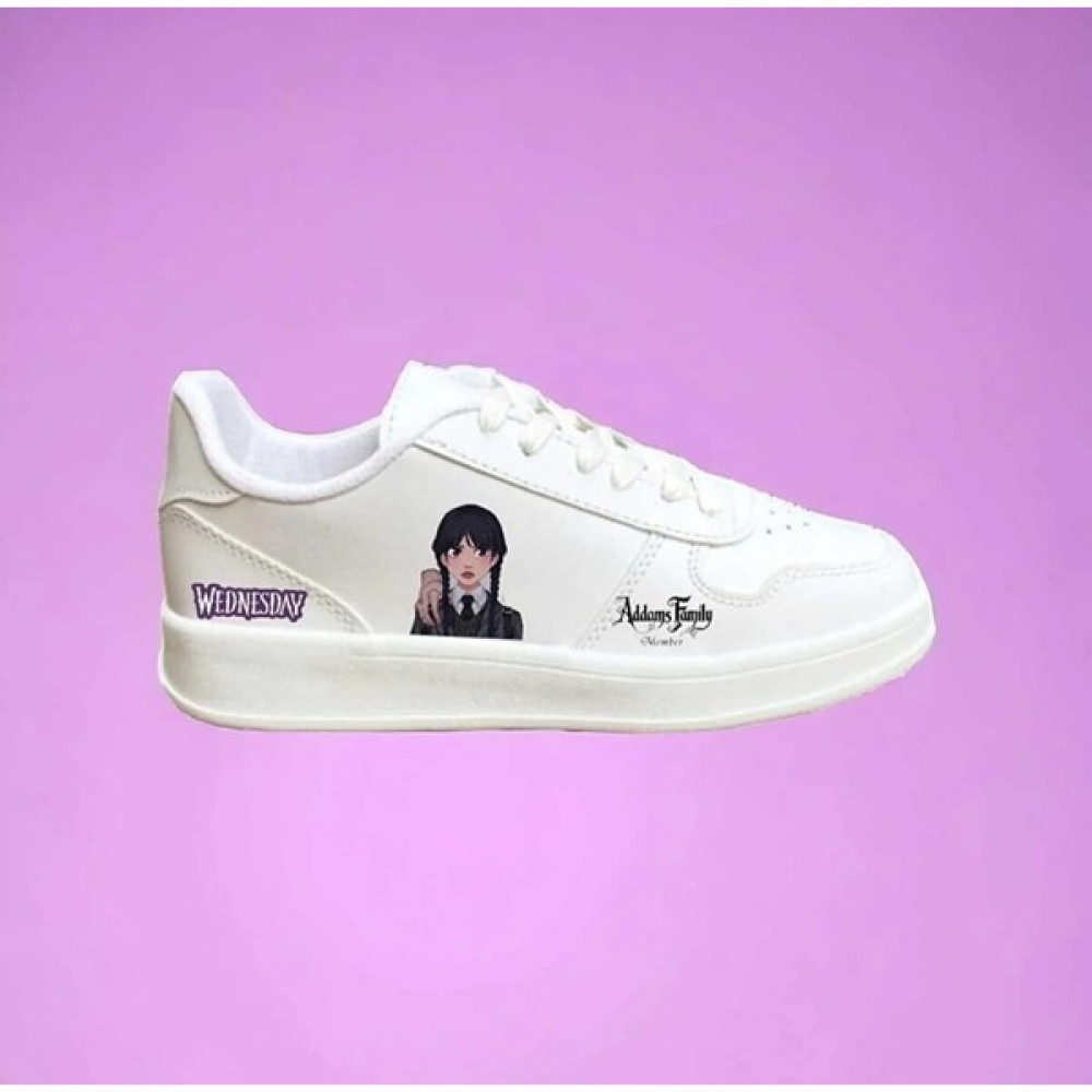 Amazoon Desing Amazoondesing Wednesday Baskılı Sneaker Spor Ayakkabı Özel Tasarım Wednesday Erkek Çocuk Günlük Ayakkabısı Fiyatı