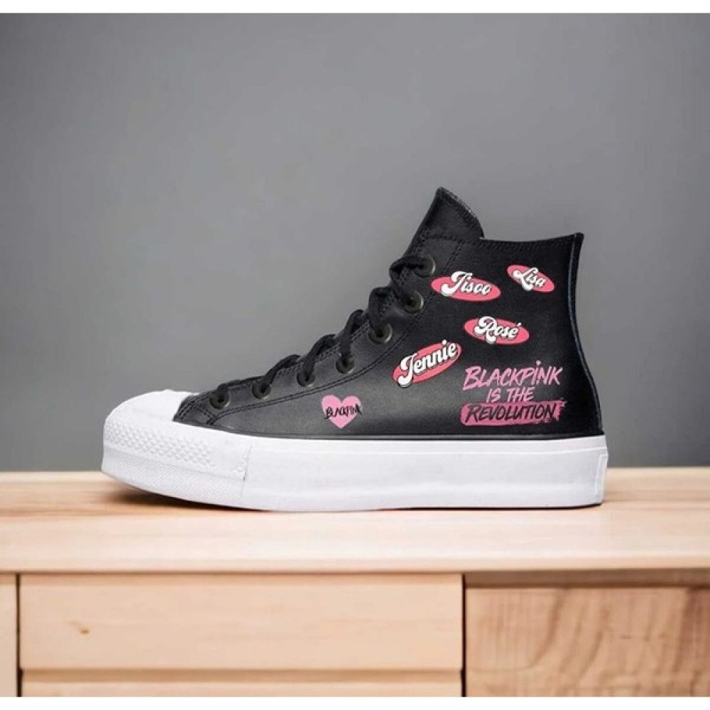 Amazoon Desing Blacpink Baskılı Logolu Deri Çocuk Sneakers Spor Ayakkabı Spor Ayakkabı Fiyatı
