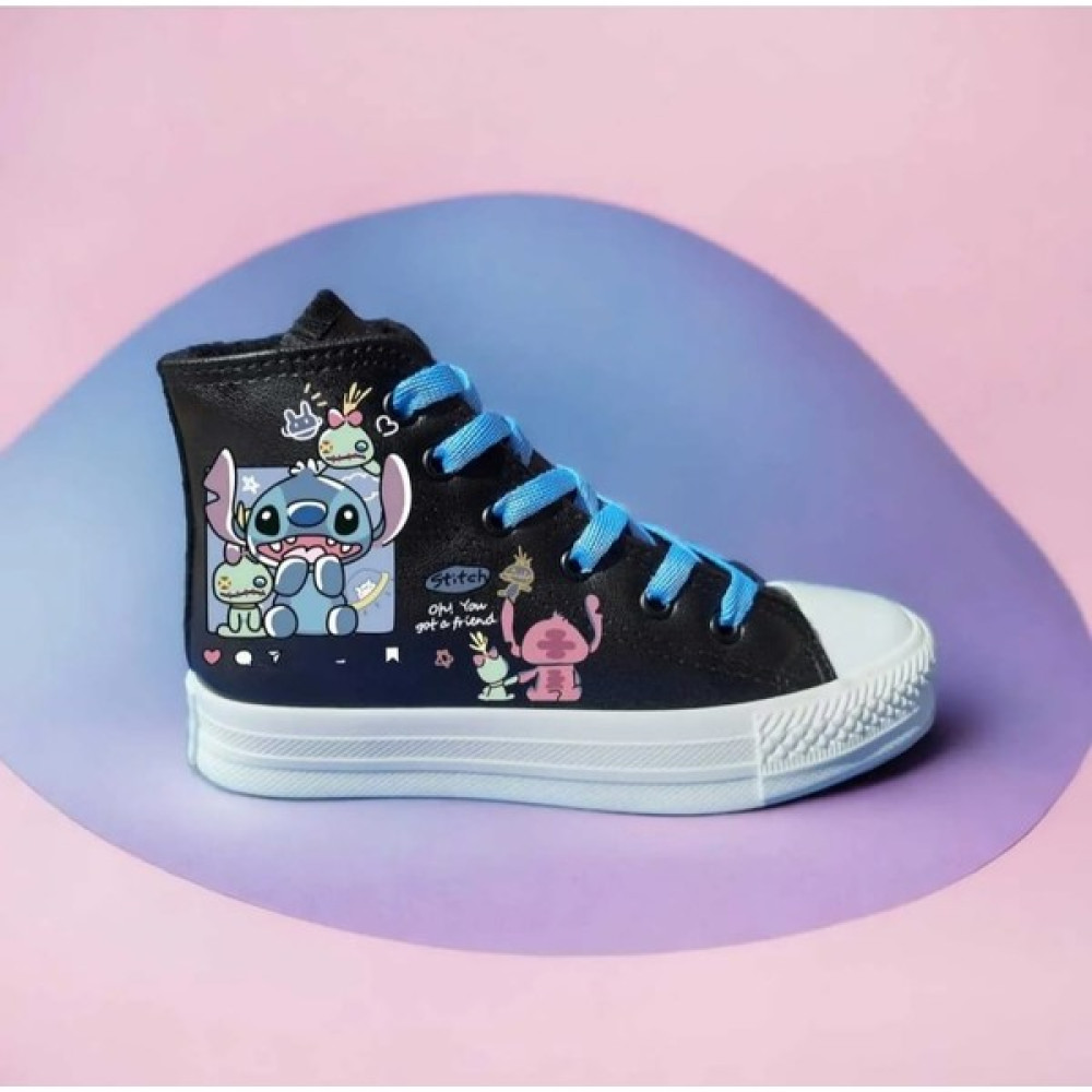 Amazoon Desing Laylo Baskılı Deri Çocuk Spor Ayakkabı Sneaker Kız Çocuk Günlük Ayakkabısı Fiyatı