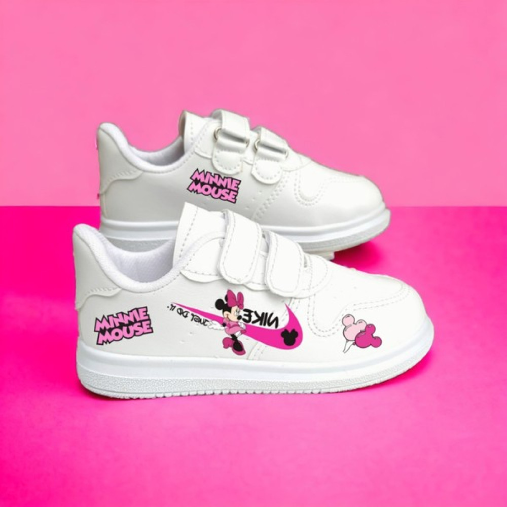 Amazoon Desing Minnie Baskılı Sneaker Çocuk Spor Ayakkabı Kız Çocuk Günlük Ayakkabısı Fiyatı