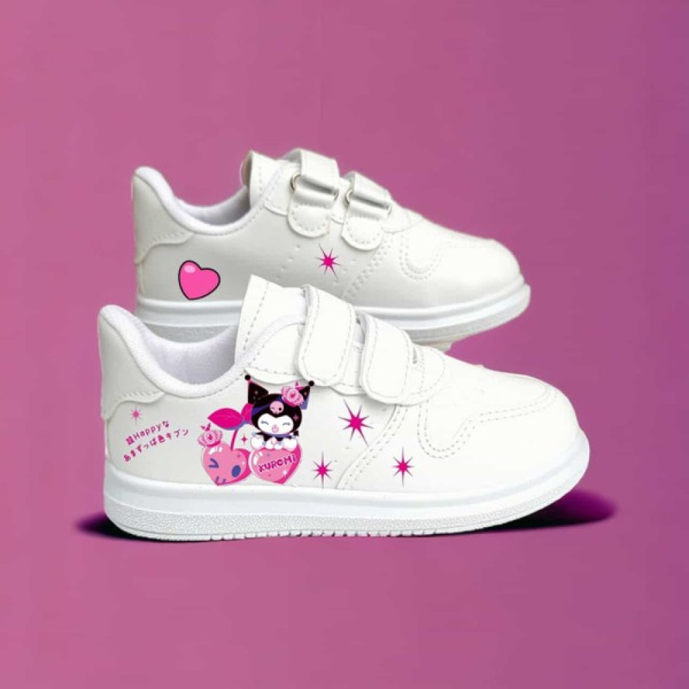 Amazoon Desing Pembe Tatlı Cute Kuromi Baskılı Çocuk Spor Ayakkabı Kız Çocuk Günlük Ayakkabısı Fiyatı