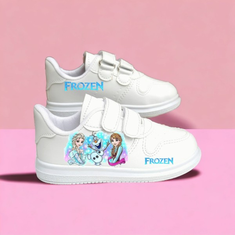 Amazoon Desing Prenses karlar Baskılı Beyaz Çocuk Spor Ayakkabı Sneaker Kız Çocuk Günlük Ayakkabısı Fiyatı