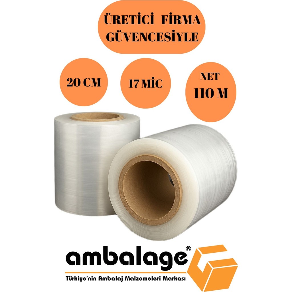 Ambalage 20 Cm Streç Film Ultra Mega Boy Tabak Bardak Sarma Streci Net 110M Taşınma Streci Ultra Esnek Streç Fincan / Bardak / Kahve Takımı Fiyatı