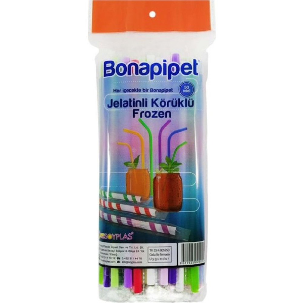 Ambalaj Pazarı Plastik Jelatinli Körüklü Frozen Pipet - 50'li Mutfak Sarf Malzemeleri Fiyatı