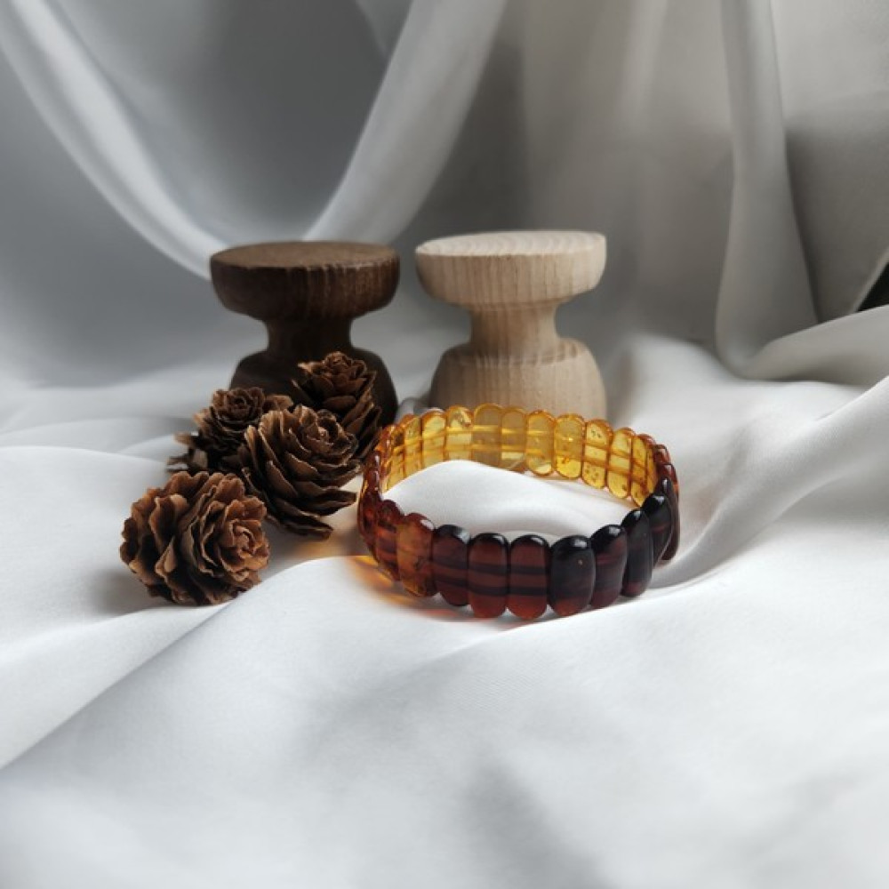 Amber Alex Kehribar Sertifikalı Karamel-Limon Sarısı Dikdörtgen Kesim Unisex Yetişkin Baltık Damla Kehribar Bileklik Saat ve Bileklik Aksesuarı Fiyatı