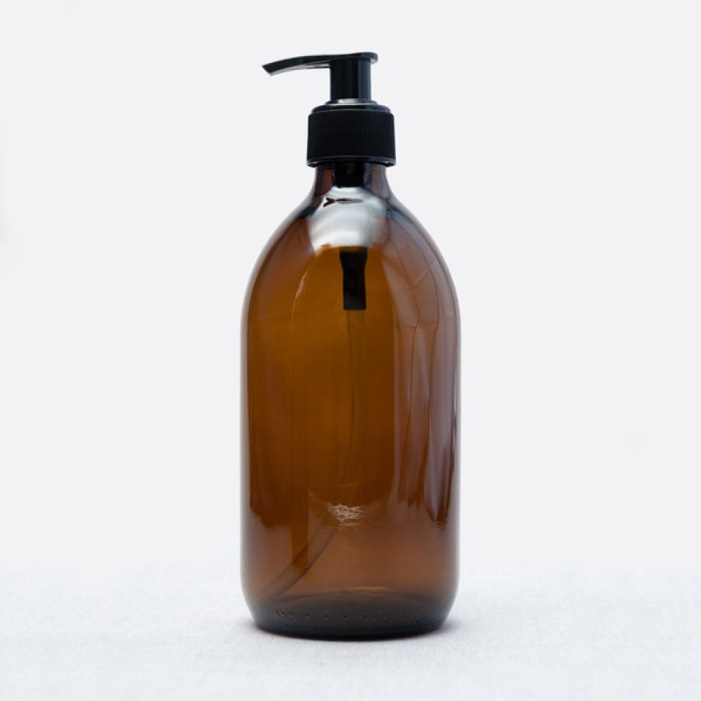 Amber Cam Şişe Sıvı Sabunluk Sıvı Deterjanlık Şişesi 500ML (1 Adet) Sabunluk Fiyatı