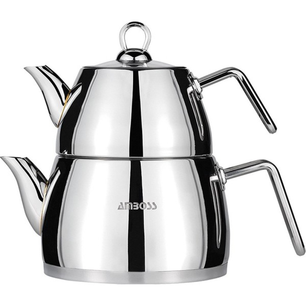 Amboss Aquamarine AQU-5278 Aile Boy Çelik Çaydanlık Çay / Çaydanlık Setleri Fiyatı