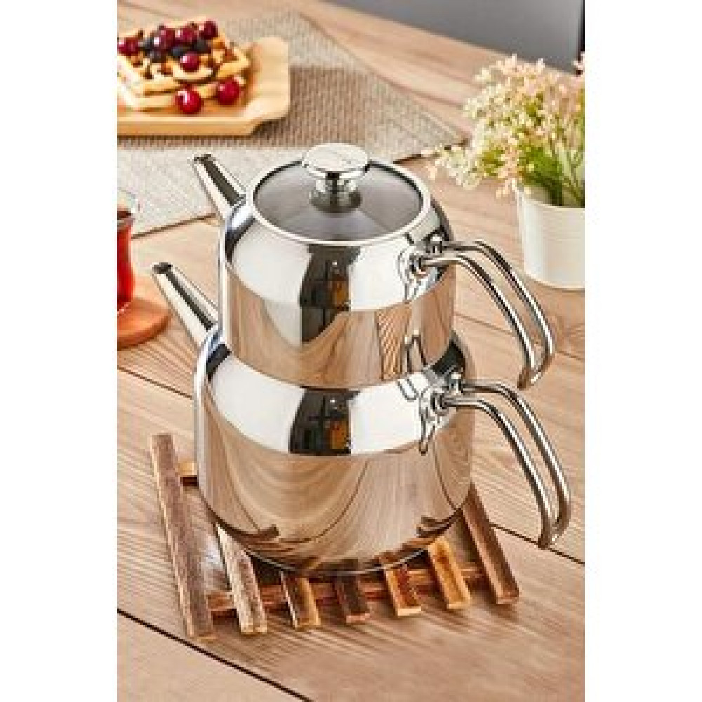 Amboss Cool Orta Boy Çelik Çaydanlık Çay / Çaydanlık Setleri Fiyatı