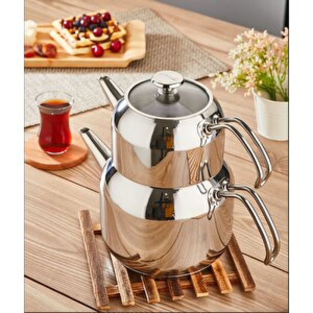 Amboss Cool Paslanmaz Çelik Büyük Boy Çaydanlık Çay / Çaydanlık Setleri Fiyatı