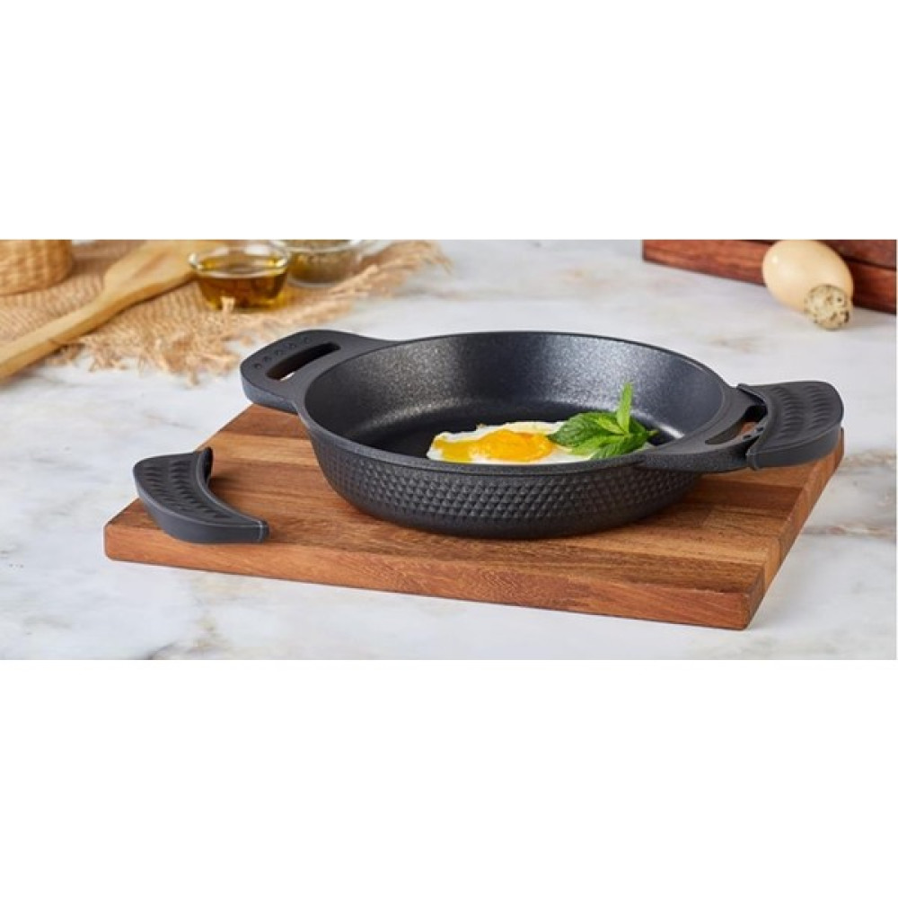 Amboss Kuvars 18 cm Döküm Sahan Siyah - KUV 7739 Tavalar Fiyatı