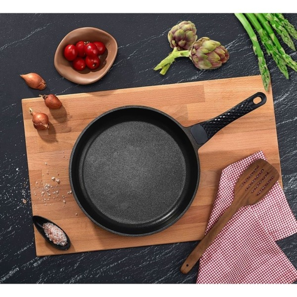 Amboss Kuvarz Döküm Tava 28 cm KUV-7838 - SİYAH Tavalar Fiyatı
