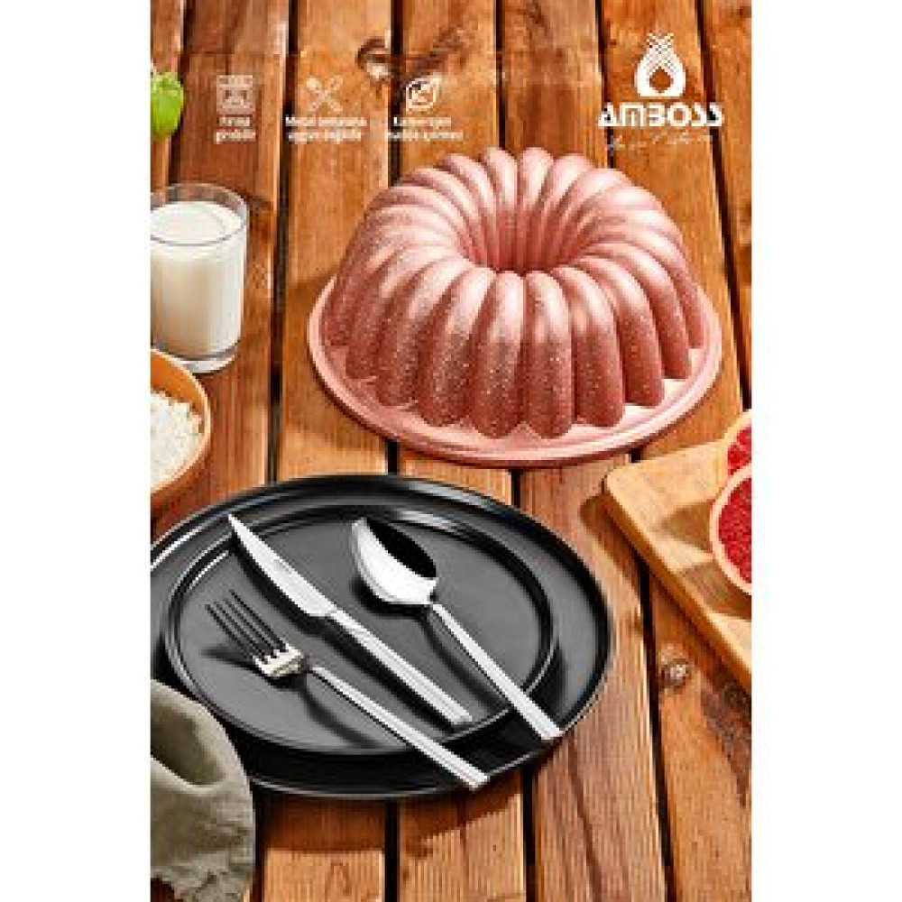 Amboss Sky 19 Parça Paslanmaz Çelik Çatal Bıçak Kaşık Ve Döküm Yapışmaz Kek Kalıbı Seti Çatal / Kaşık / Bıçak Takımları Fiyatı