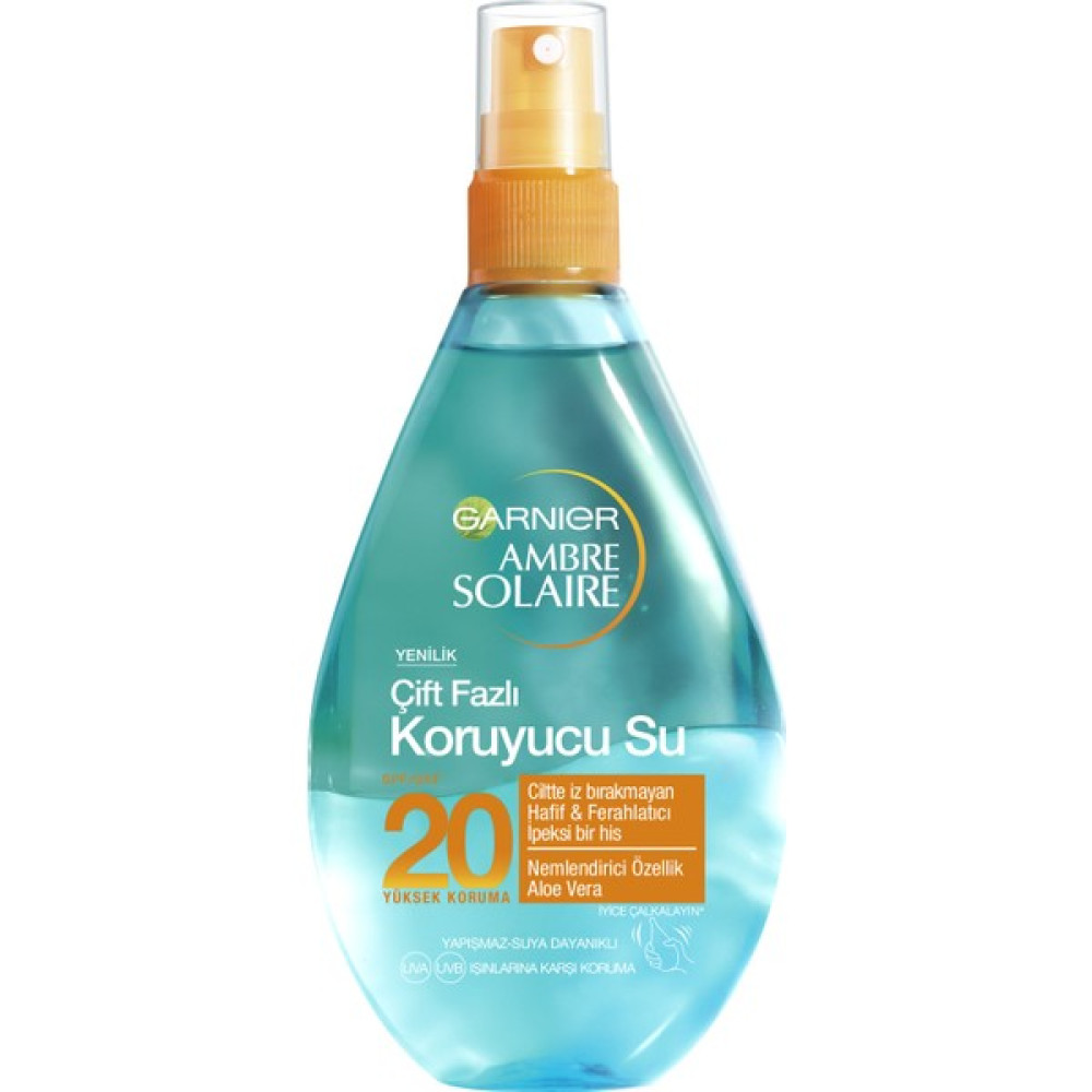 Ambre Solaire Çift Fazlı Koruyucu Su GKF20 150ML Güneş Kremleri ve Losyonları Fiyatı