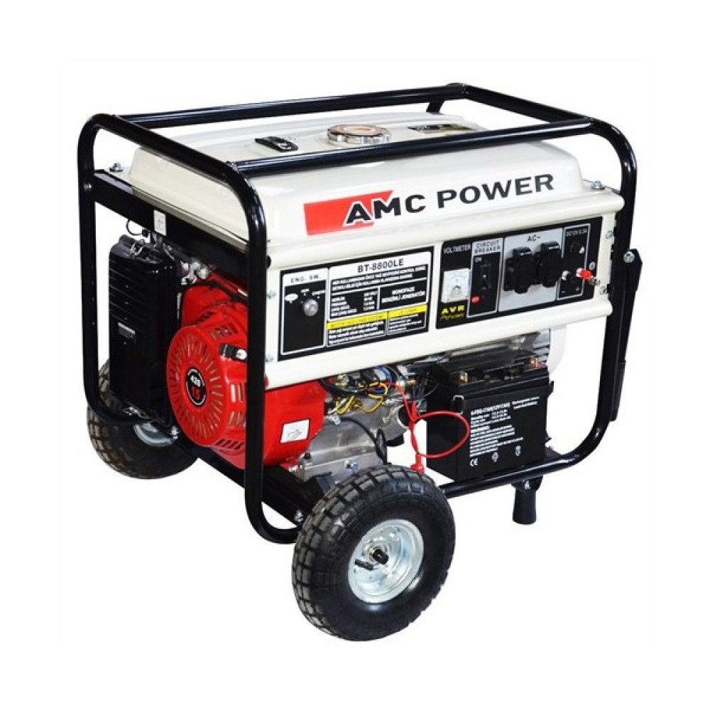 AMC POWER BT-8800 LE 7,5 KVA Benzinli Jeneratör Marşlı (Tekerlekli) Jeneratör Marşlı (Tekerlekli) Nalburiye & Hırdavat Fiyatı