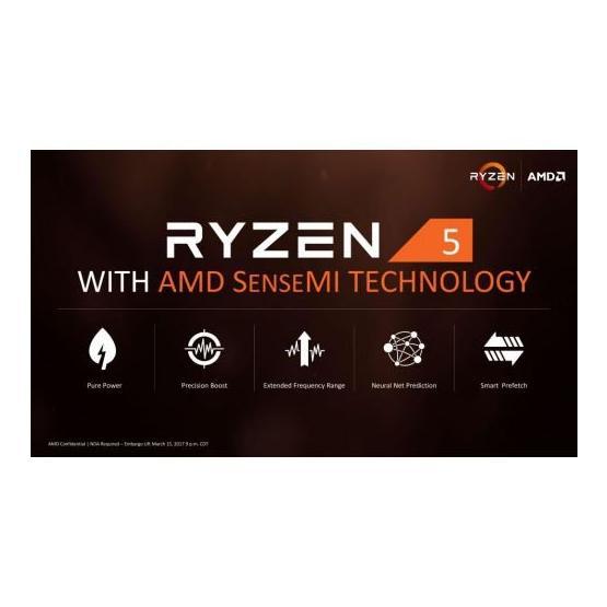 AMD Ryzen 5 1600 3.20 GHz GHz AM4 6 Çekirdekli İşlemci