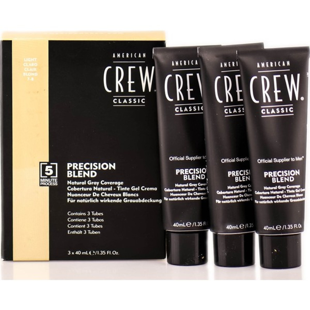 American Crew Precision Blend 7-8 Erkek Beyaz Saç Kapatıcı 3 x 40 ml Saç Boyası Fiyatı