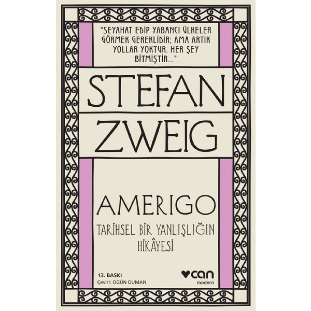 Amerigo Tarihsel Bir Yanlışlığın Hikayesi - Stefan Zweig Sanatçı & Yazar Biyografileri Fiyatı