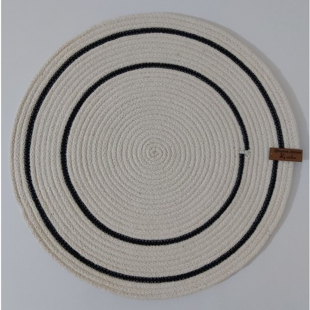 Amerikan Servis Supla Takımı Tabak Altlığı Mutfak Hasır Sepet Sunum Hediye 33X33CM - 33 x 33 cm - Beyaz Amerikan Servis Fiyatı