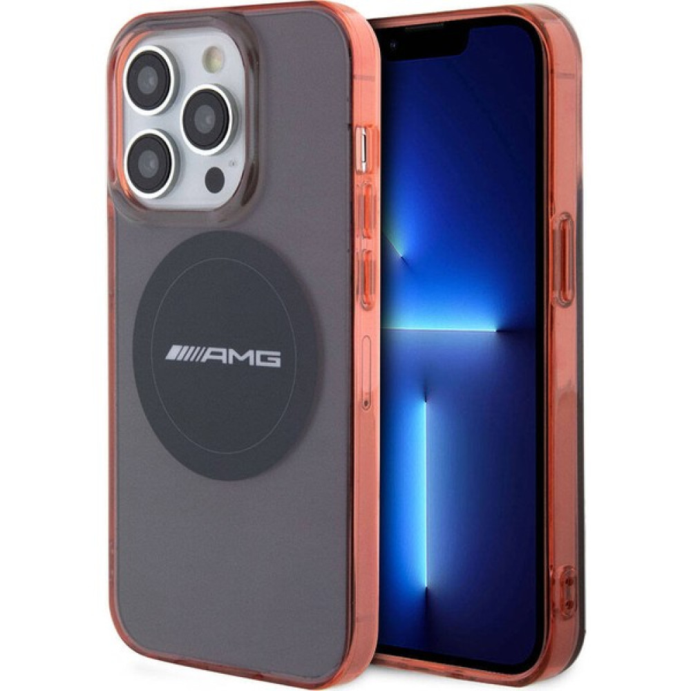 AMG iPhone 15 Pro Max Kılıf Amg Orjinal Lisanslı Magsafe Şarj Özellikli Transparan Timeless Kapak Siyah Cep Telefonu Kılıfı Fiyatı